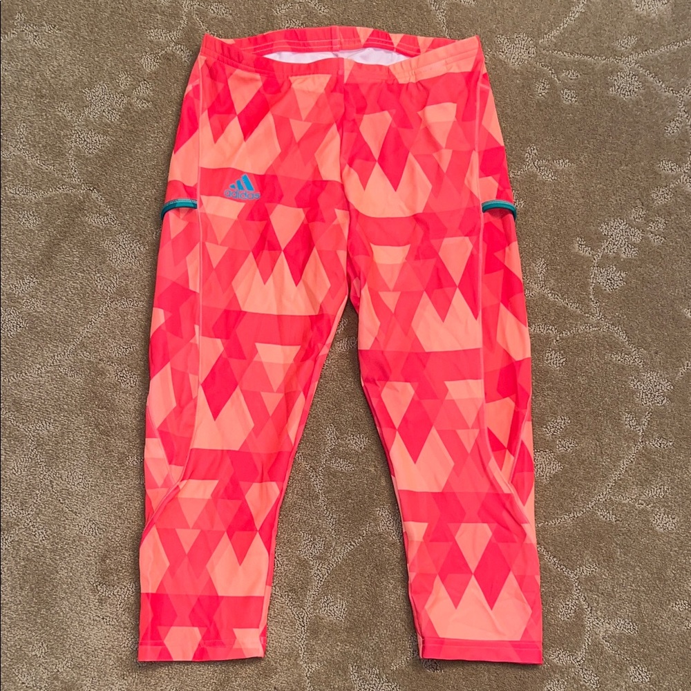 NWT Adidas Performance Capris Leggings, Medium